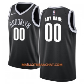 Maillot NBA Brooklyn Nets Personnalisable Nike 2017-18 Noir Swingman - Homme